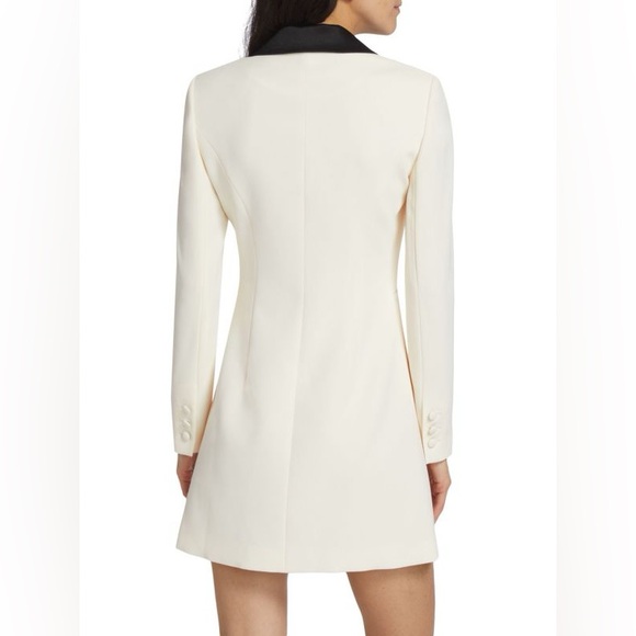 NWT $550 Alice + Olivia Kryie Tuxedo Blazer Dress - Picture 10 of 14
